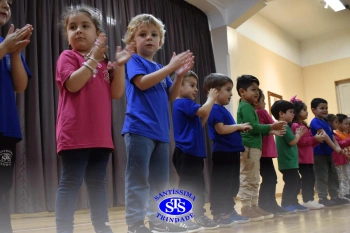 Homenagem aos pais dos alunos do Infantil 1, 2 e 3