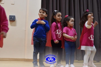 Homenagem aos pais dos alunos do Infantil 1, 2 e 3