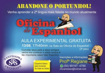 Espanhol - aula experimental gratuita