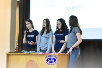 Alunos apresentam projetos criados para a Feira de Soluções Ambientais