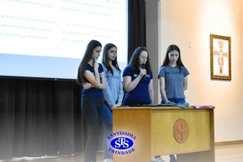 Alunos apresentam projetos criados para a Feira de Soluções Ambientais