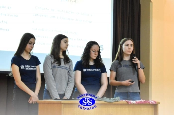 Alunos apresentam projetos criados para a Feira de Soluções Ambientais