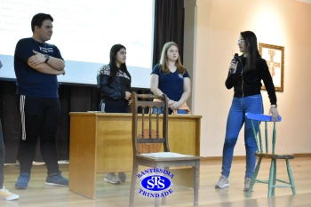 Alunos apresentam projetos criados para a Feira de Soluções Ambientais