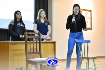Alunos apresentam projetos criados para a Feira de Soluções Ambientais