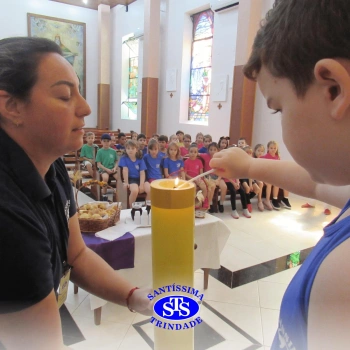 Alunos do 1º ano celebraram a Páscoa