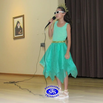 Festa do Olimpo, com alunos do 6º ano