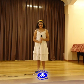 Festa do Olimpo, com alunos do 6º ano