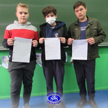 8º ano 1 | Diário registra lembranças