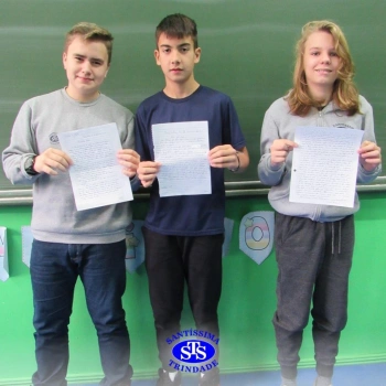 8º ano 1 | Diário registra lembranças