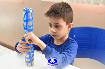 Alunos confeccionam ampulheta para cronometrar o tempo | 2º ano