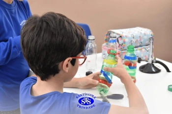 Alunos confeccionam ampulheta para cronometrar o tempo | 2º ano