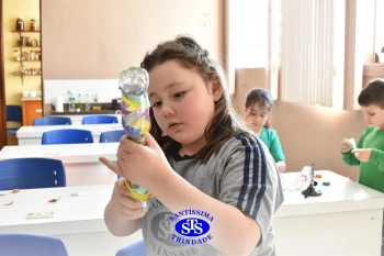 Alunos confeccionam ampulheta para cronometrar o tempo | 2º ano
