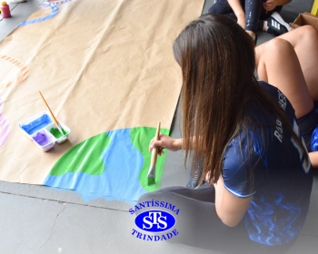 Oficina de Muralismo no 8º ano