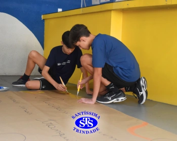 Oficina de Muralismo no 8º ano