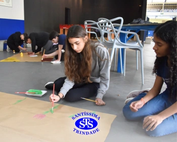 Oficina de Muralismo no 8º ano