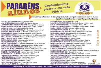 Parabéns, alunos !