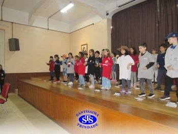 Homenagens aos pais dos alunos do 3º ano