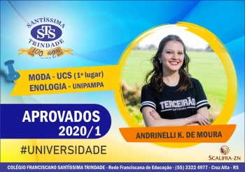 Parabéns, alunos do Santíssima !