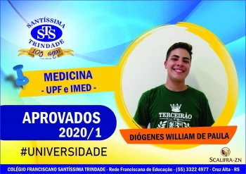 Parabéns, alunos do Santíssima !