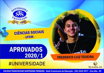 Parabéns, alunos do Santíssima !