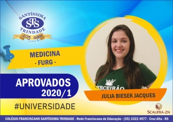 Parabéns, alunos do Santíssima !