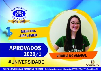 Parabéns, alunos do Santíssima !