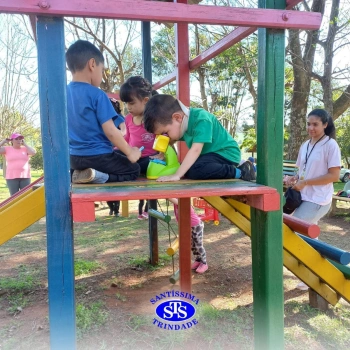 Tarde de brincadeiras e de diversão no Parque Franciscano STS | Inf. 4