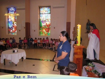 Ceia Pascal com os alunos do Nível A2