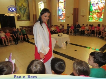 Ceia Pascal com os alunos do Nível A2