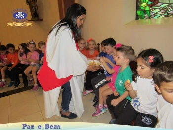 Ceia Pascal com os alunos do Nível A2
