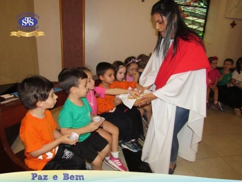 Ceia Pascal com os alunos do Nível A2