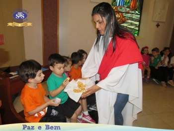 Ceia Pascal com os alunos do Nível A2