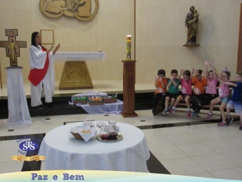 Ceia Pascal com os alunos do Nível A2