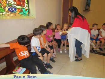 Ceia Pascal com os alunos do Nível A2