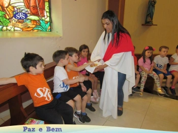 Ceia Pascal com os alunos do Nível A2