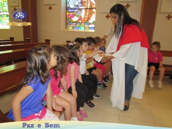 Ceia Pascal com os alunos do Nível A2