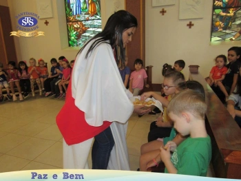 Ceia Pascal com os alunos do Nível A2