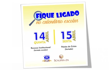 Atenção para o Calendário Letivo