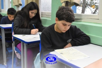 Estudantes realizam prova da OBMEP