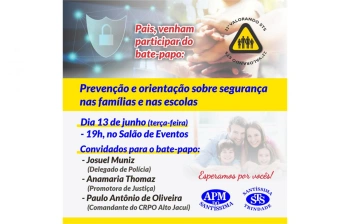 Pais, vamos conversar sobre segurança?