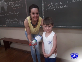 Nível B em visita ao 1º ano 