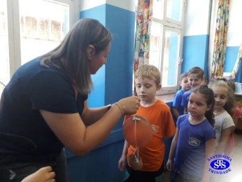 Nível B em visita ao 1º ano 