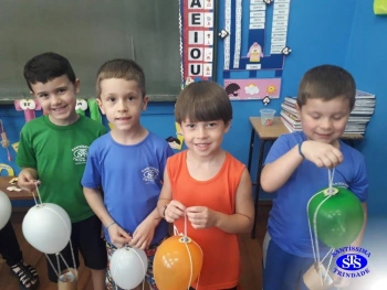 Nível B em visita ao 1º ano 
