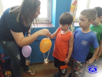 Nível B em visita ao 1º ano 
