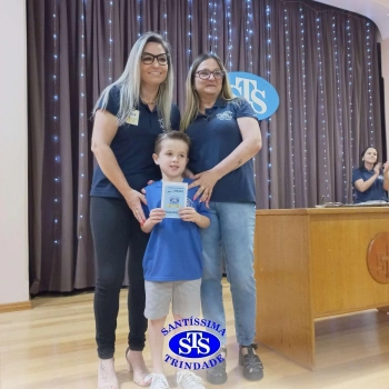 Celebração de Conclusão da Educação Infantil e Envio para o 1º ano do Ensino Fundamental.