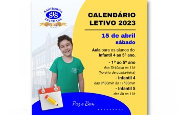 15 de abril: sábado letivo