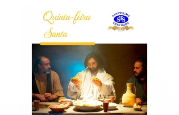 Jesus Institui a Eucaristia e o Sacerdócio, deixa o mandamento do amor e ensina a servir
