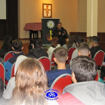 Papo de Responsa com alunos de 8º e 9º ano 