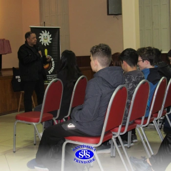 Papo de Responsa com alunos de 8º e 9º ano 