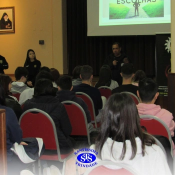 Papo de Responsa com alunos de 8º e 9º ano 